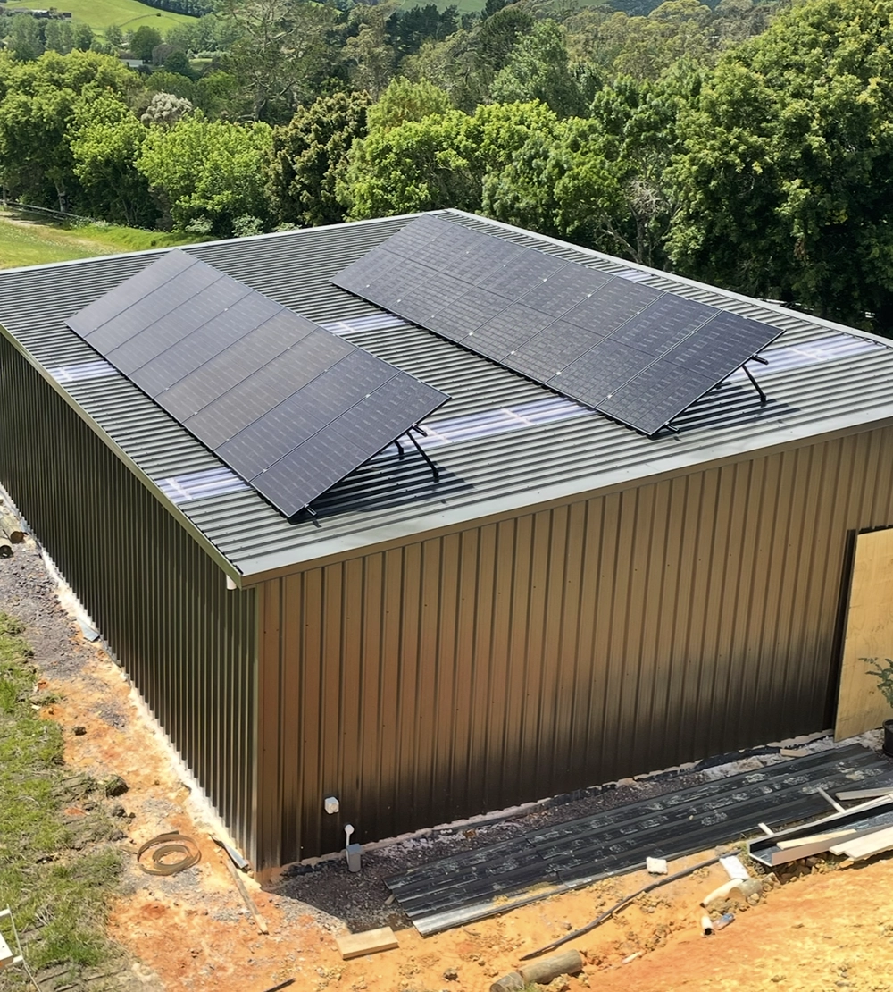 House with solar panels